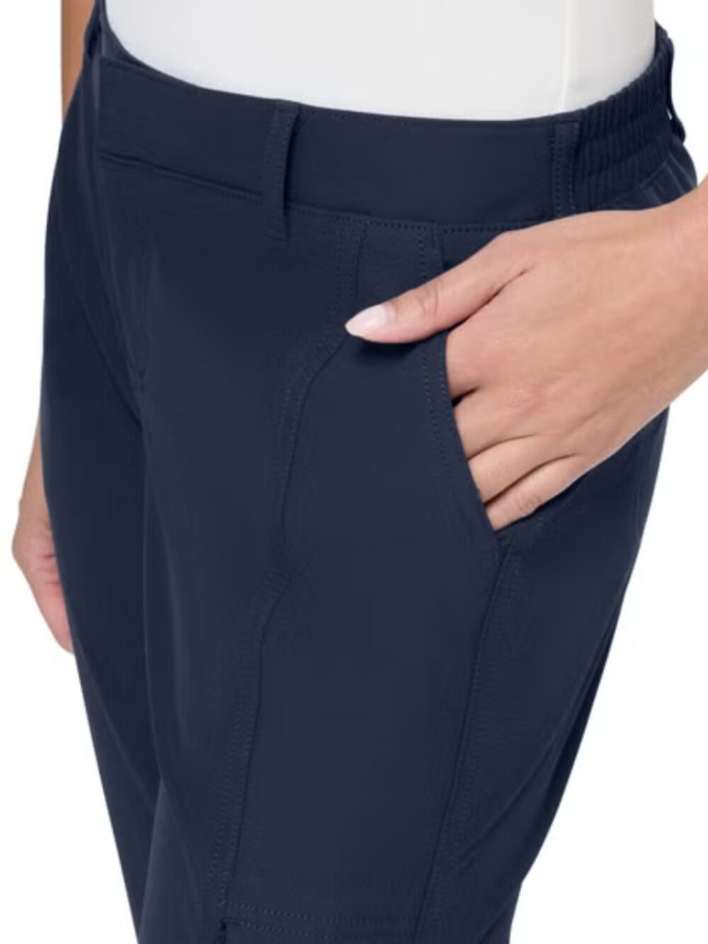 Kirkland Signature Women's Travel Ankle Pant, Navy - Picture 6 of 12